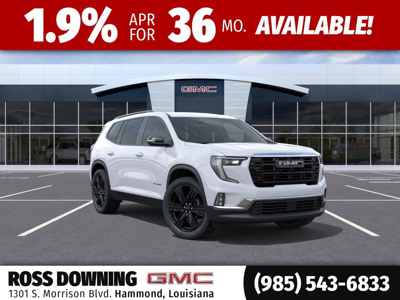 2026 GMC Acadia Elevation