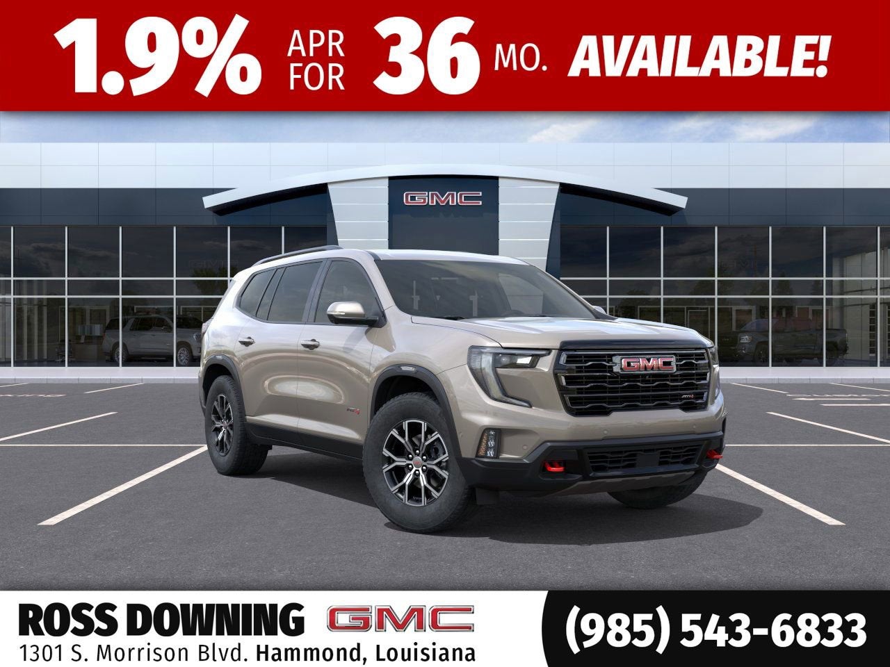 2026 GMC Acadia AT4