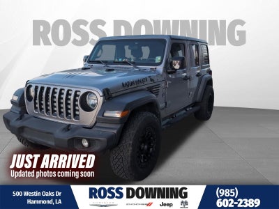 2018 Jeep Wrangler Unlimited Sport