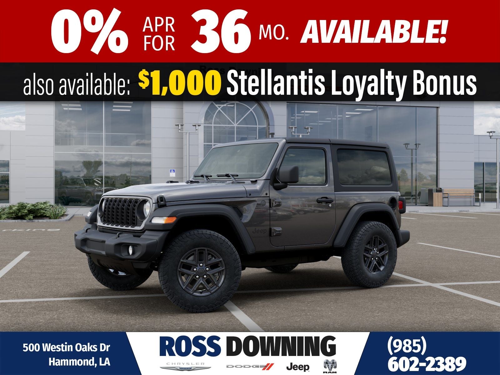 2026 Jeep Wrangler Sport S