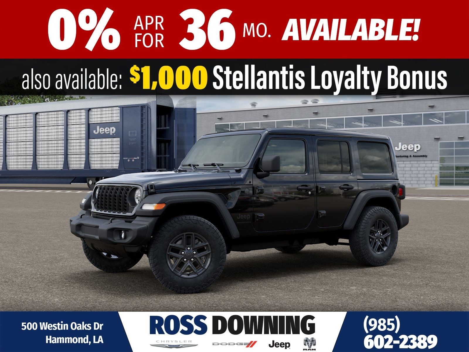 2026 Jeep Wrangler Sport S