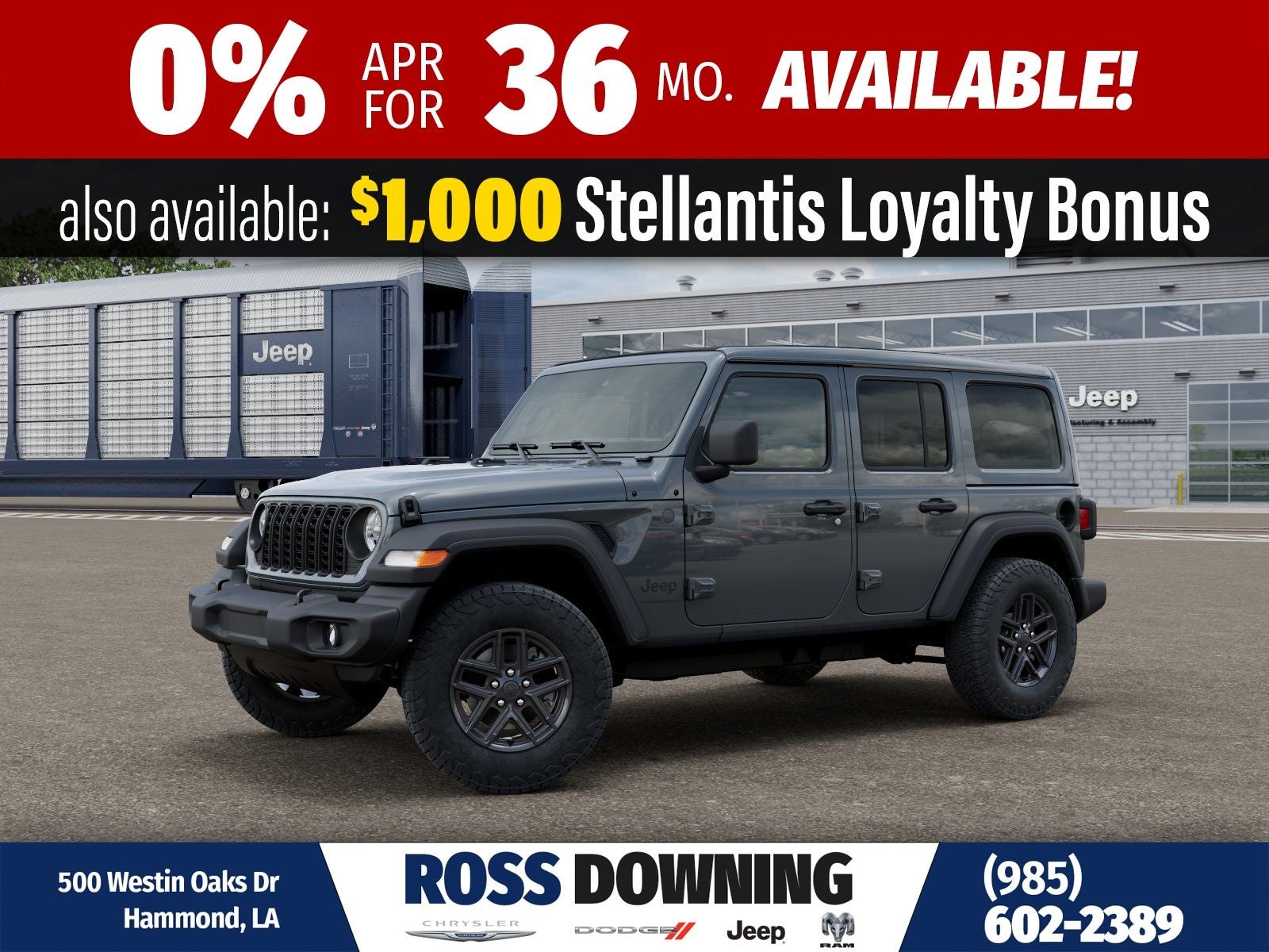 2026 Jeep Wrangler Sport S