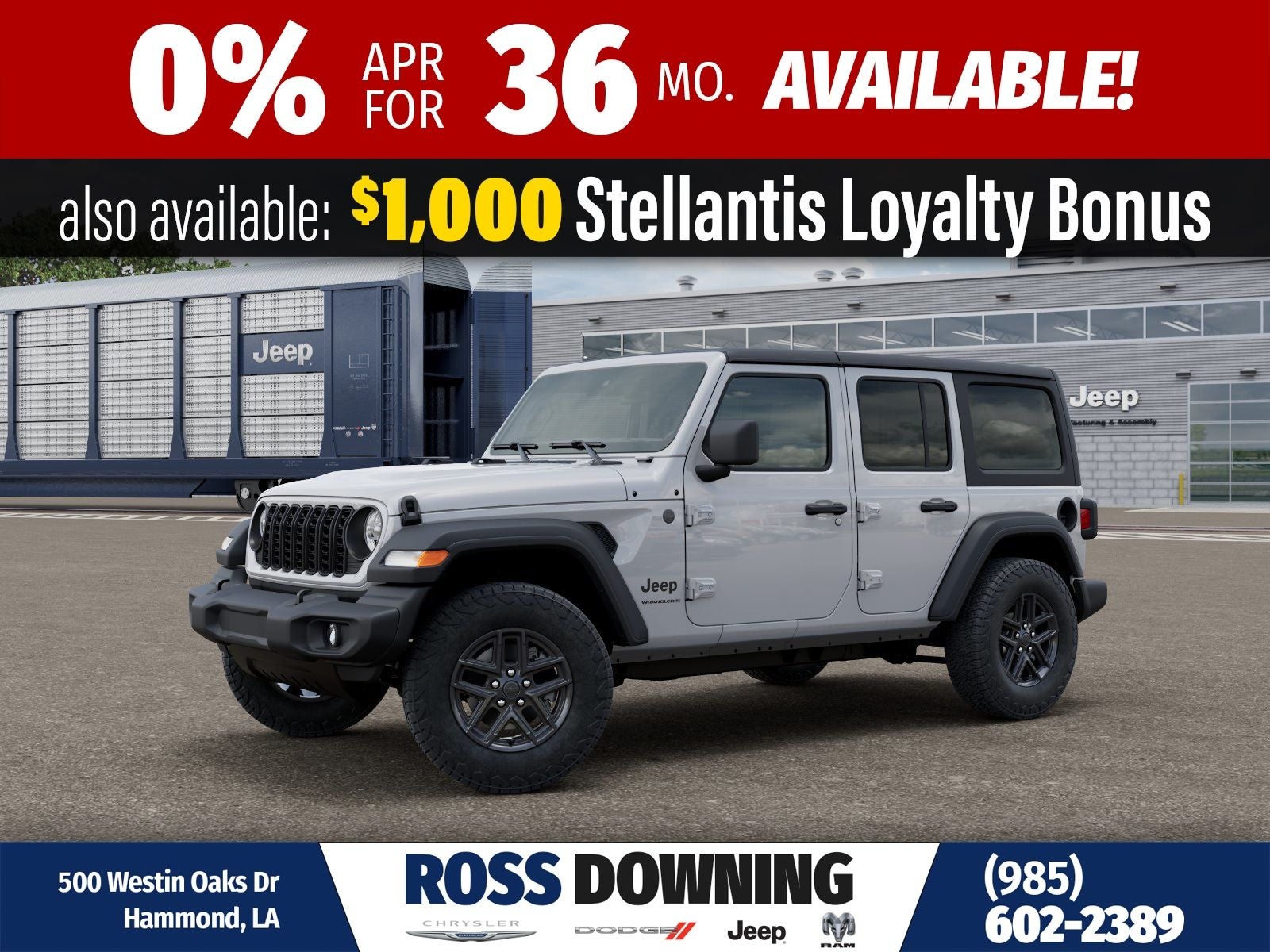 2026 Jeep Wrangler Sport S