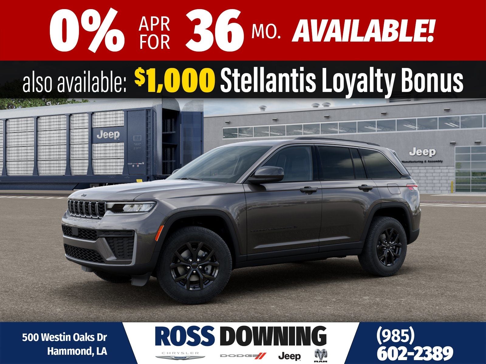 2026 Jeep Grand Cherokee Laredo Altitude