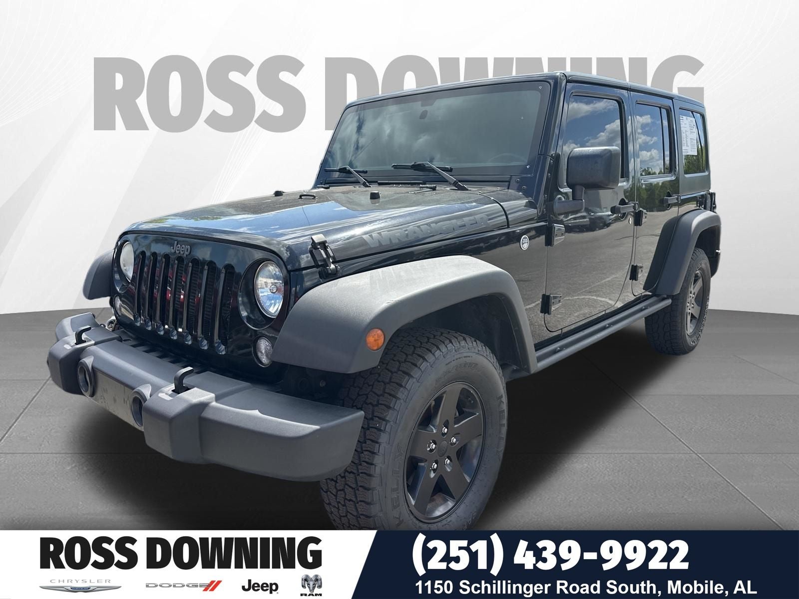 2016 Jeep Wrangler Black Bear