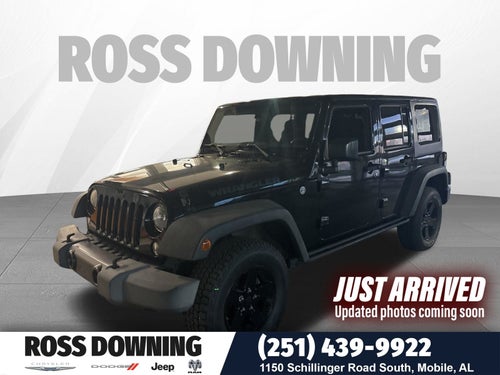 2016 Jeep Wrangler Black Bear