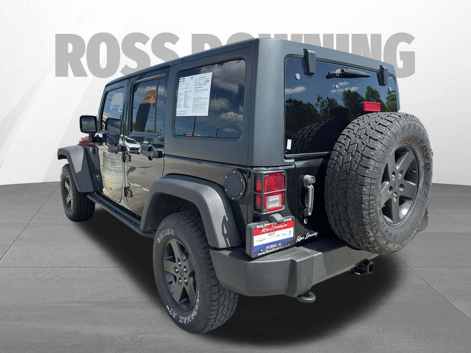 2016 Jeep Wrangler Black Bear